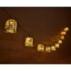 B&M 10 Solar Rattan Effect String Lights 2 B&M 10 Solar Rattan Effect String Lights -Big Brand Store 392921 10 solar rattan effect string lights