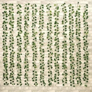 Solar Powered Artificial Ivy Leaf Curtain 180 X 180cm 4 Solar Powered Artificial Ivy Leaf Curtain 180 X 180cm - Image 2