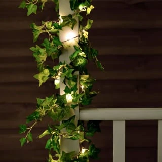 Solar Powered Artificial Ivy Garland 5m 4 Solar Powered Artificial Ivy Garland 5m - Image 2