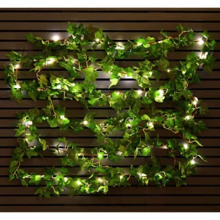 Solar Powered Artificial Ivy Garland 5m 3 Solar Powered Artificial Ivy Garland 5m