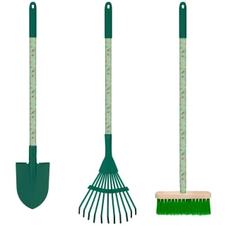 Kids Long Handle Printed Tool - Green - Spade 4 Kids Long Handle Printed Tool - Green - Spade - Image 2