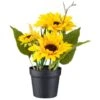 B&M Sunflower Plant Pot 1 B&M Sunflower Plant Pot -Big Brand Store 392959 sunflower