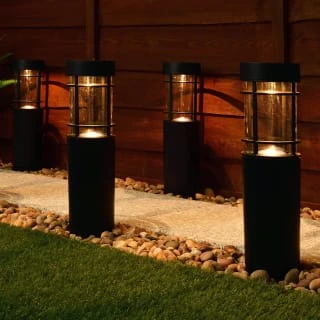 Cambridge Solar Powered Tube Post Lights 6pk 4 Cambridge Solar Powered Tube Post Lights 6pk - Image 2