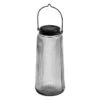 Solar Powered Tinted Glass Lantern -Big Brand Store 393033 solar powered ribbed tinted glass lantern 2