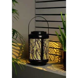 B&M Urban Eden Solar Powered Metal Lantern 4 B&M Urban Eden Solar Powered Metal Lantern - Image 2