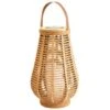 Large Solar Powered Natural Lantern -Big Brand Store 393064 solar powered natural lantern with flickering warm white led 2