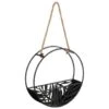 B&M Urban Eden Round Hanging Planter - Black 2 B&M Urban Eden Round Hanging Planter - Black -Big Brand Store 393068 urban eden round hanging black planter