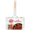 Wooden Handle Burger Griller 1 Wooden Handle Burger Griller -Big Brand Store 393102 bamboo handle bbq burger griller