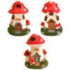B&M Assorted Mushroom House Ornament With Glowing Solar Light 2 B&M Assorted Mushroom House Ornament With Glowing Solar Light -Big Brand Store 393429 mushroom house ornament with glowing solar light group