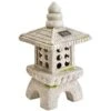 B&M Rustic Pagoda Ornament With Solar LED