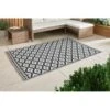 B&M Large Outdoor Rug 1.2 X 1.8m - Black 2 B&M Large Outdoor Rug 1.2 X 1.8m - Black -Big Brand Store 393557 outdoor rug black aztec