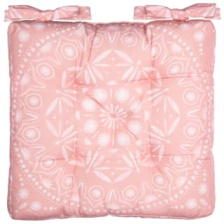 B&M Luxury Seat Pad - Pink Tropical Print 2 B&M Luxury Seat Pad - Pink Tropical Print