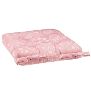 B&M Luxury Seat Pad - Pink Tropical Print 3 B&M Luxury Seat Pad - Pink Tropical Print - Image 2