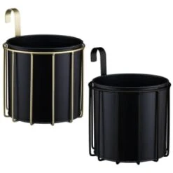 B&M New York Planter With Hook - Gold 5 B&M New York Planter With Hook - Gold -Big Brand Store 393659 new york planter with hook group