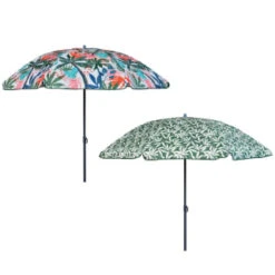 B&M Superbloom Sun Printed Parasol 1.8m - Leaf 7 B&M Superbloom Sun Printed Parasol 1.8m - Leaf -Big Brand Store 393761 superbloom sun 1 8m printed parsasol group