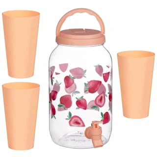 B&M Drinks Dispenser - Strawberries 5 B&M Drinks Dispenser - Strawberries - Image 3