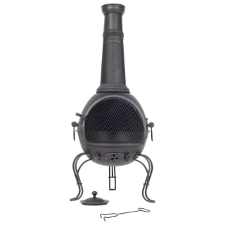 B&M La Hacienda Muricia Steel XL Chimenea 136cm 3 B&M La Hacienda Muricia Steel XL Chimenea 136cm