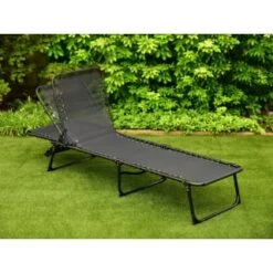 Vancouver Premium 3 Position Folding Relaxer Bed - Black 9 Vancouver Premium 3 Position Folding Relaxer Bed - Black -Big Brand Store 395731 vancouver premium 3 position folding relaxer bed 2