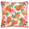 B&M Papaya Print Shower Resistant Cushion 43 X 43cm