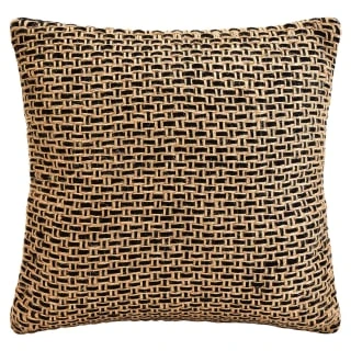 B&M Black & Natural Woven Cushion 2 B&M Black & Natural Woven Cushion