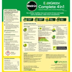 Miracle-Gro Evergreen Complete 4-in-1 60m² 5 Miracle-Gro Evergreen Complete 4-in-1 60m² -Big Brand Store 397217 miracle gro evergreen complete 60 2